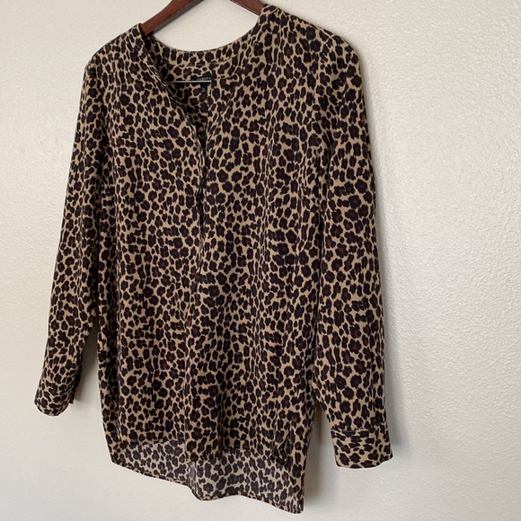 TALBOTS| animal print tunic Lp - Picture 3 of 9